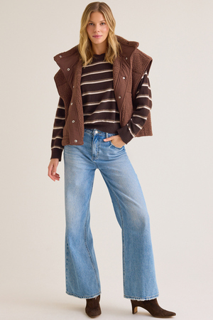 Kaia Sherpa Vest - Altar'd State - 