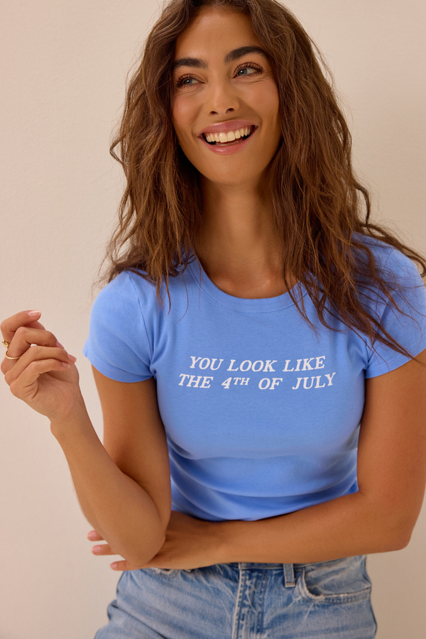 You Look Like the 4th of July Baby Tee - Altar'd State