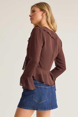 Marygrace Ruffle Tie Top - Altar'd State - 