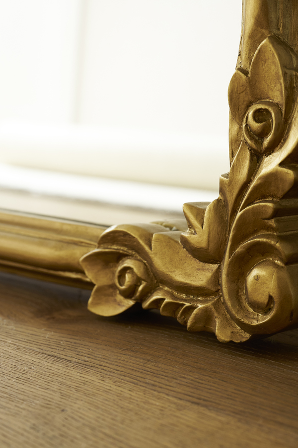 Amelie Gilded Wood Mirror Detail 5 - Altar'd State