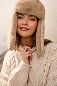 Noel Oversized Cable Knit Sweater - Altar'd State