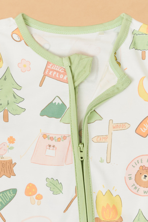 Camping Long Sleeve Romper - Altar'd State - 