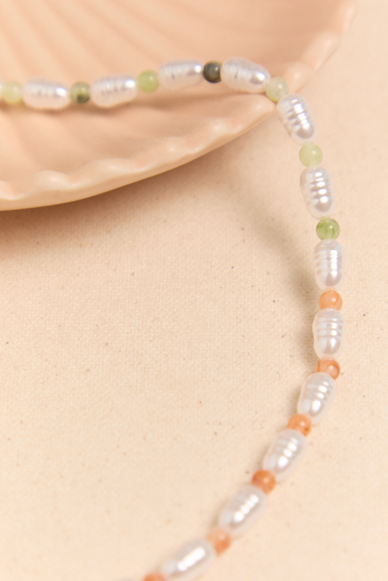Saltwater Charm Pearl Collar
