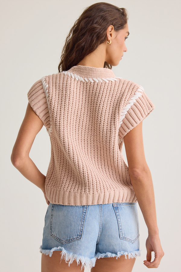 Katrina Short Sleeve Cardigan Detail 4 - Altar'd State