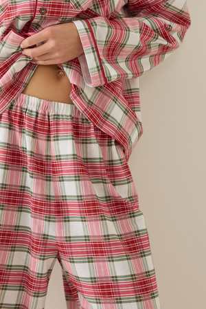Plaid Wishes Pajama Set - Altar'd State - 