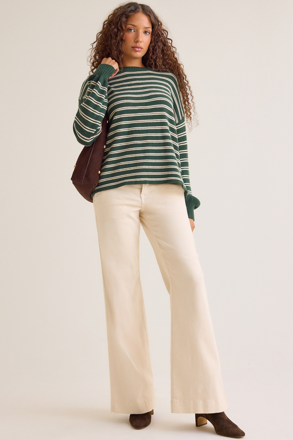 Catt Striped Sweater Detail 5 - Altar'd State