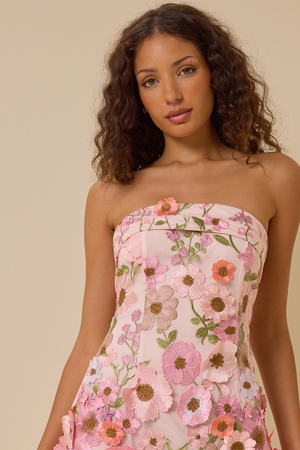 Hadley Floral Mini Dress - Altar'd State - 