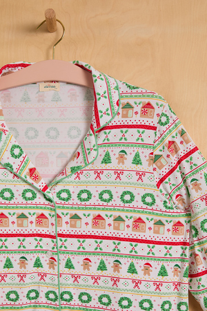 Gingerbread Fair Isle Pajama Set - Altar'd State - 