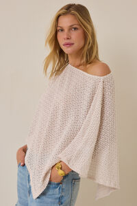 Larken Knit Poncho Detail 4 - Altar'd State