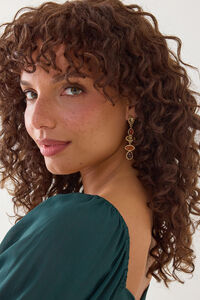 Crystal Stone Dangle Earrings - Altar'd State