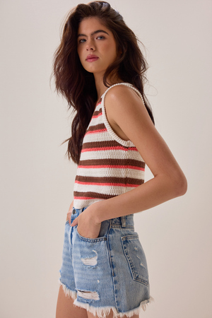 Kove Multi Stripe Kimono - Altar'd State - 