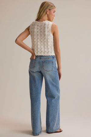 Rumi Lace Trim Vest - Altar'd State - 