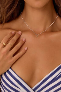 Ivory Blossom Teardrop Necklace - Altar'd State
