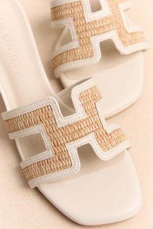 Eileen Raffia Heel - Altar'd State