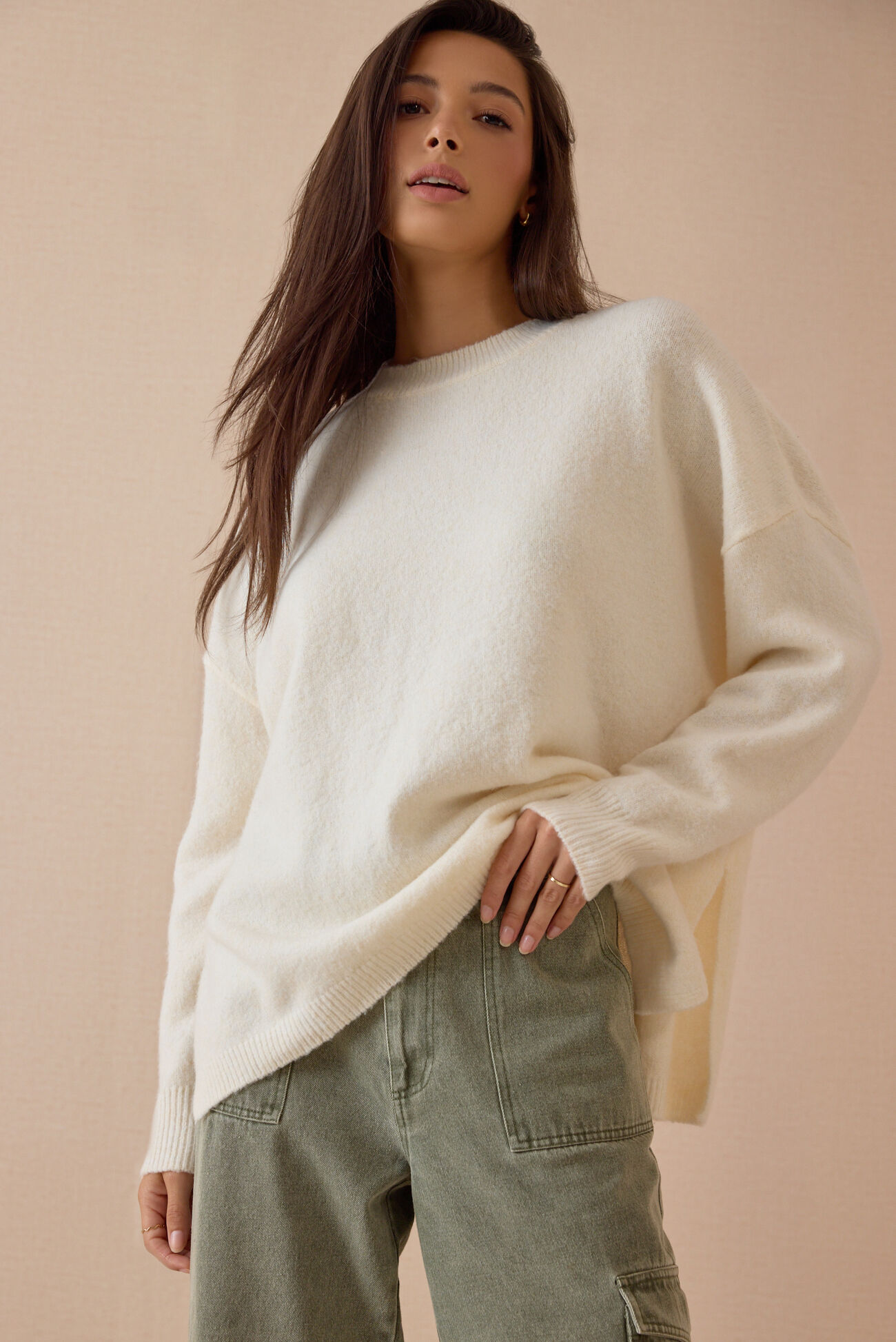 Leia Oversized Tunic Sweater