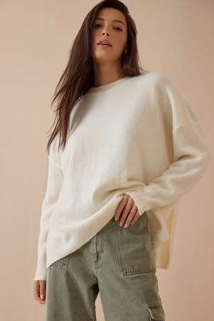 Leia Oversized Tunic Sweater - Altar'd State - 