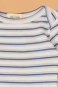 Louis Striped Long Sleeve Bodysuit Detail 2 - Altar'd State