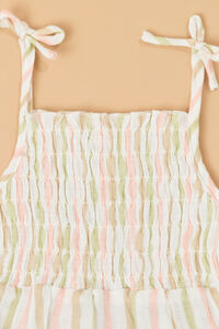 Eve Stripe Smocked Gauze Bubble Detail 3 - Altar'd State