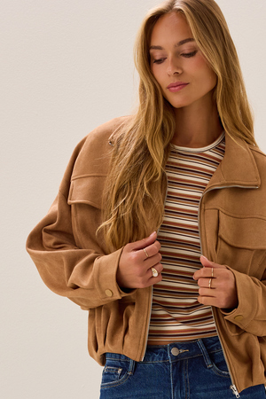 Millie Suede Jacket - Altar'd State