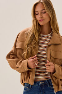 Millie Suede Jacket Detail 2 - Altar'd State