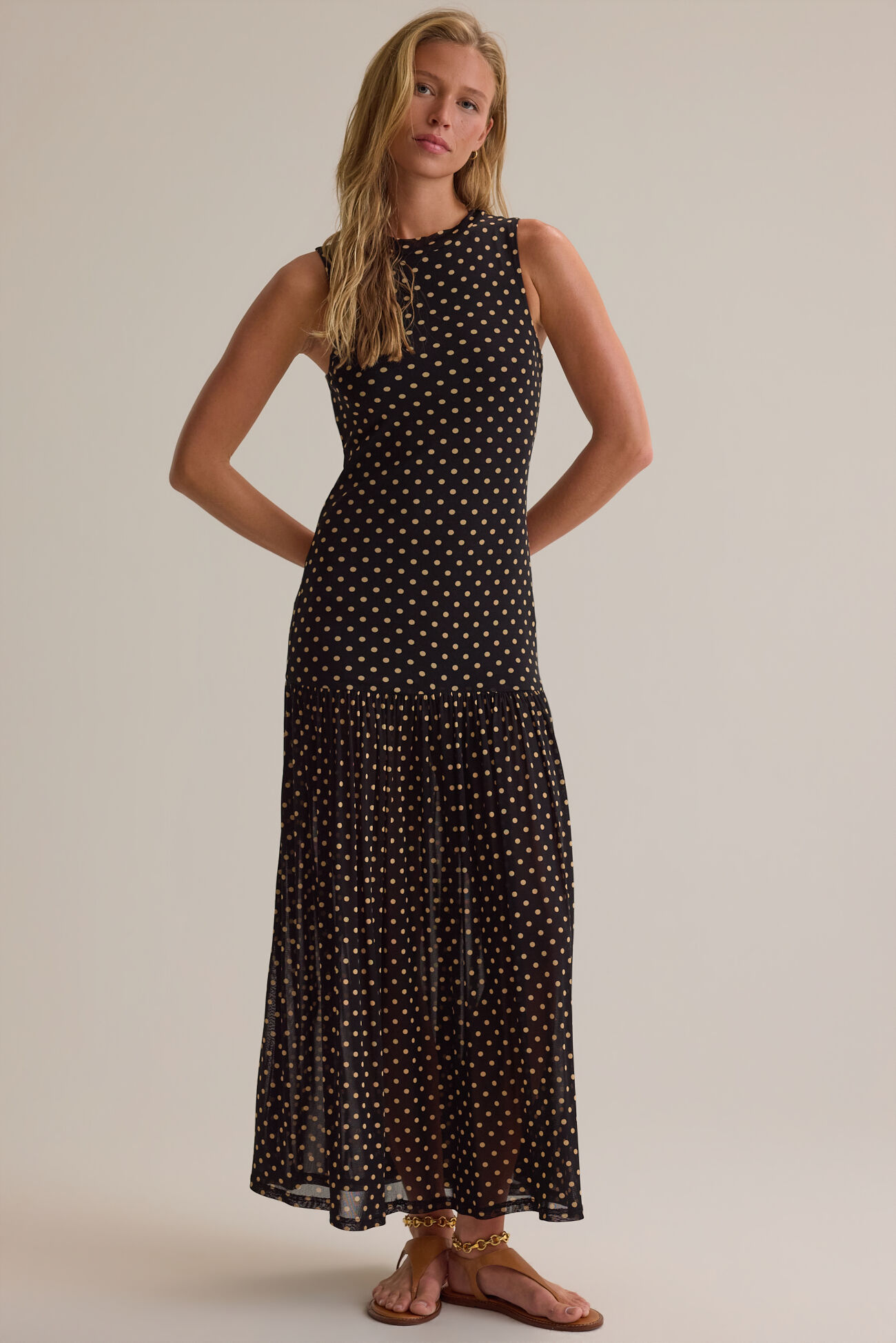 Stacey Mesh Maxi Dress