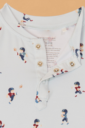 Tiny Footballer Long Sleeve Romper - Altar'd State - 