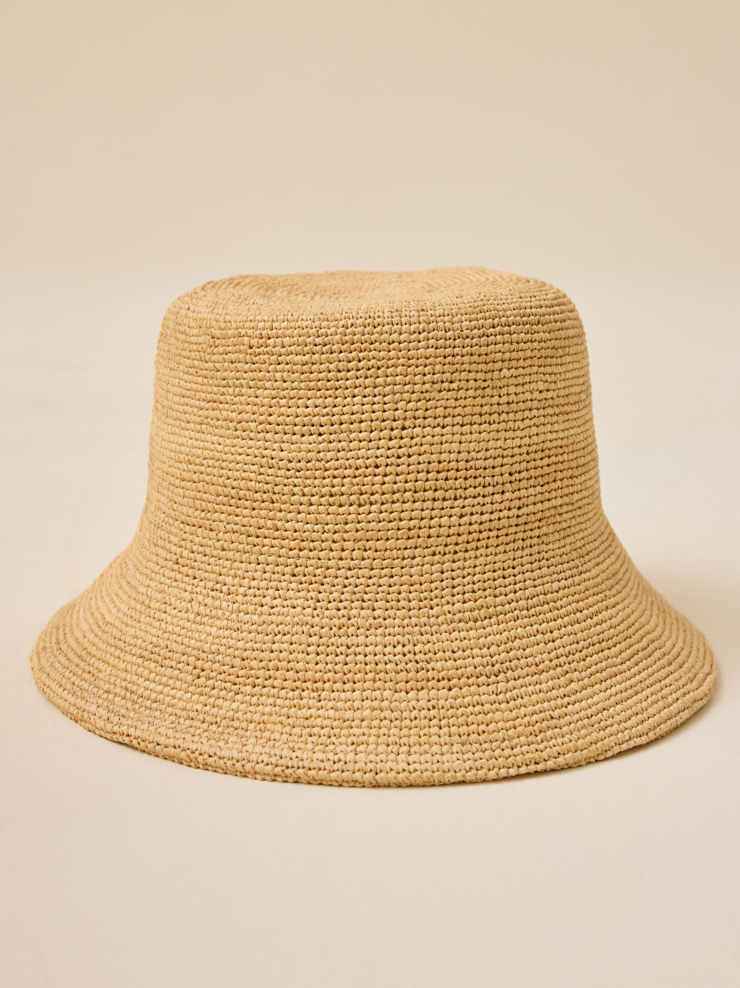 Lack Of Color Natural Woven Bucket Hat Lack of Color Women main image 4