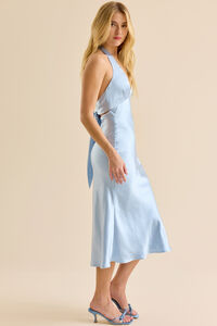 Nolita Satin Maxi Dress Detail 3 - Altar'd State