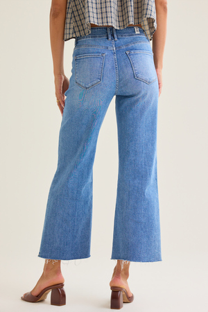 Kendra Mid-Rise Cropped Jeans - Altar'd State - 