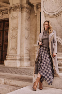 Pryanka Wool Fringe Coat - Altar'd State