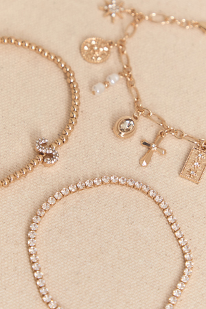 S Charm Bracelet Set - Altar'd State - 