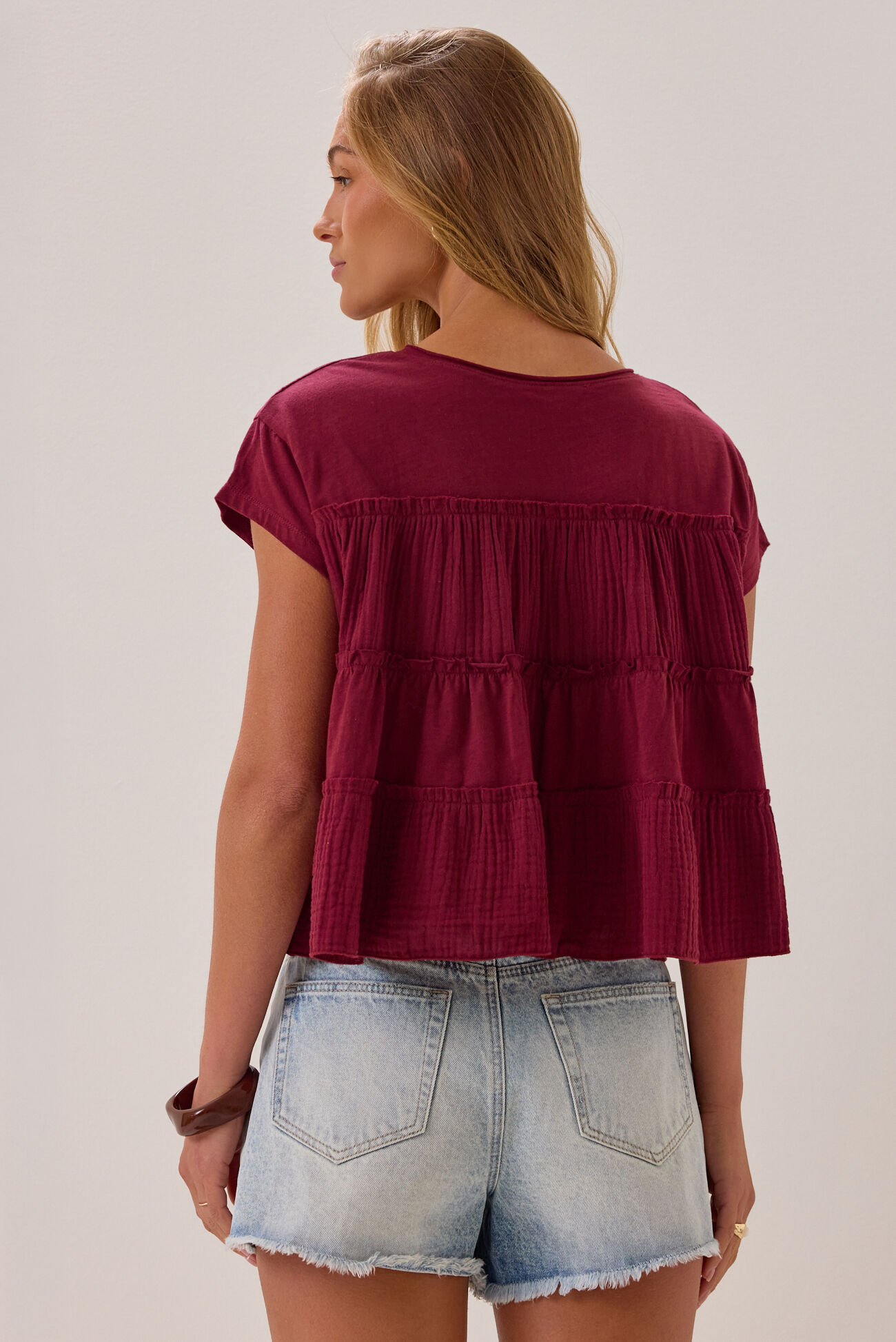 Felicity Tiered Babydoll Top