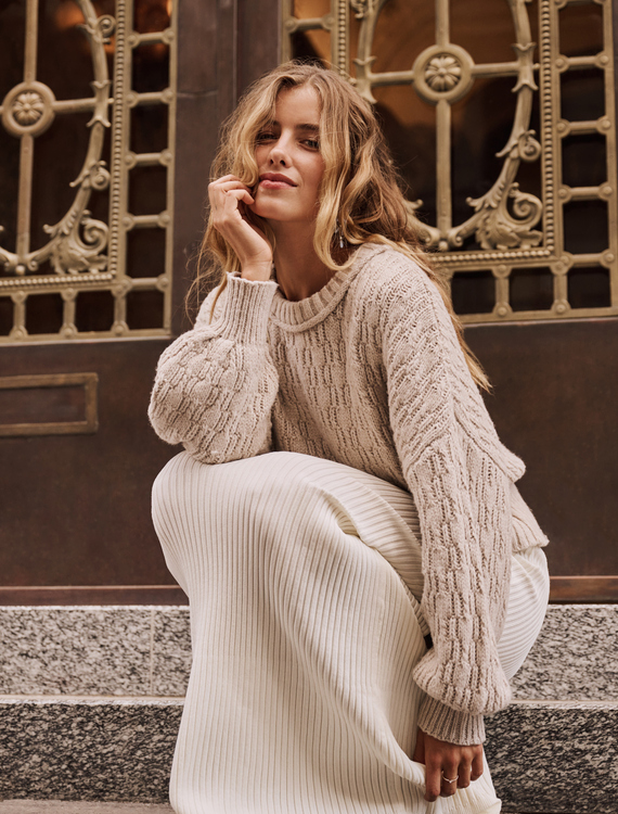 Koda Roll Neck Sweater Detail 1 - Altar'd State