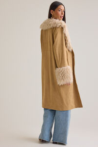 Jaylee Suede Fur Trim Jacket Detail 7 - Altar'd State