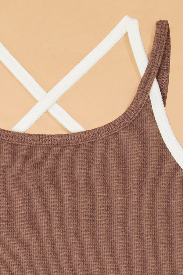 Sami Solid Rib Double Layer Tank Detail 2 - Altar'd State