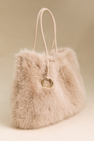 Dolce Vita Aspen Fur Charm Tote - Altar'd State