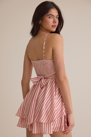 Lainey Stripe Romper - Altar'd State - 