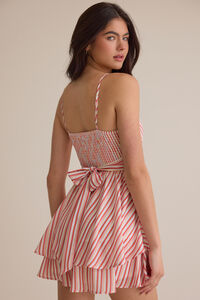 Lainey Stripe Romper Detail 4 - Altar'd State