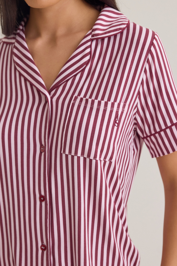 Alessia Stripe Short Detail 2 - Altar'd State
