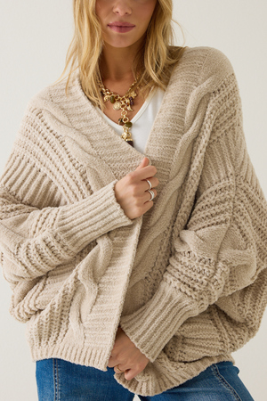 Luna Open Front Cardigan - Altar'd State - 