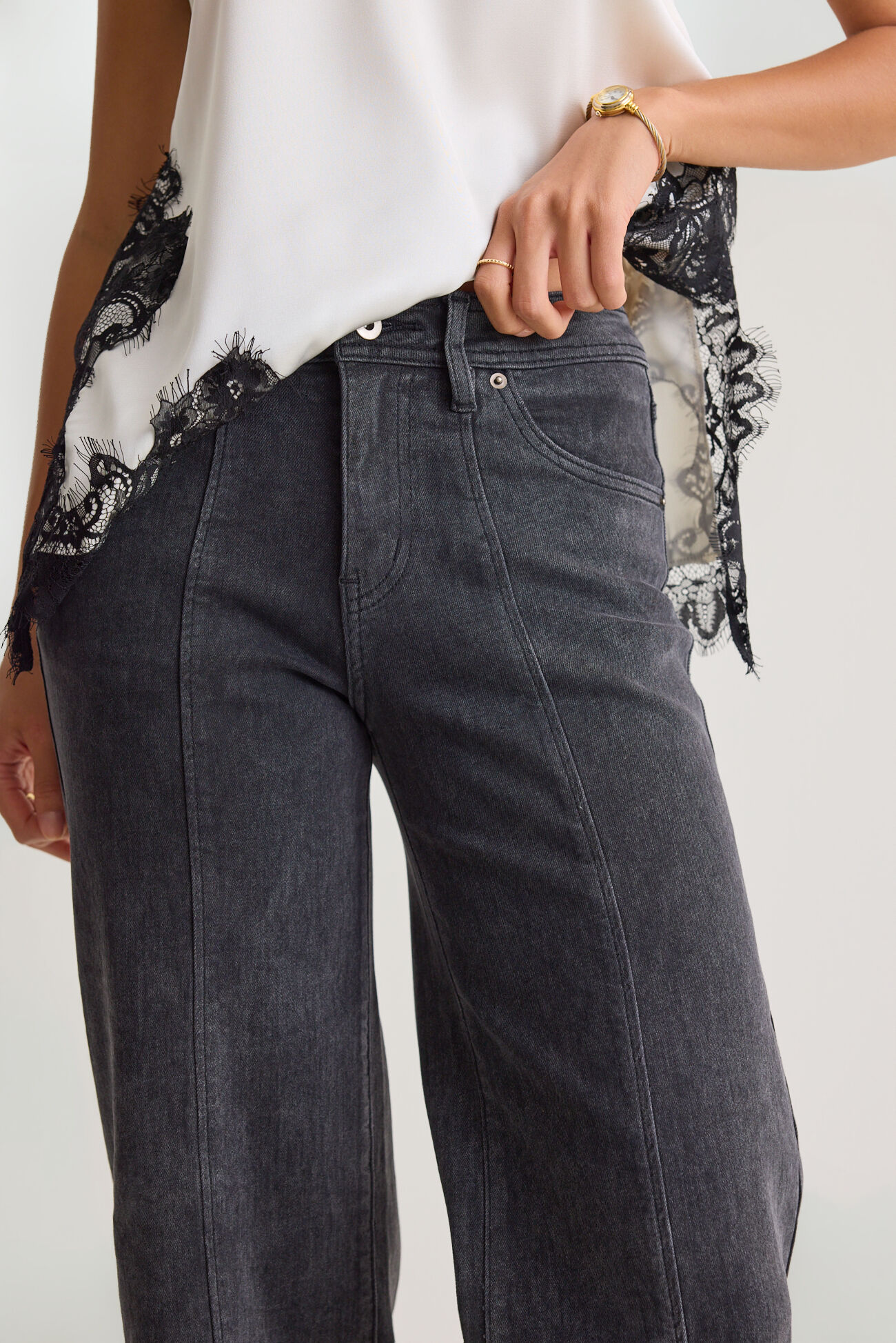 Shayna High Rise Crop Jean