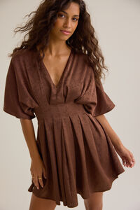 Trisha Satin Mini Dress Detail 3 - Altar'd State