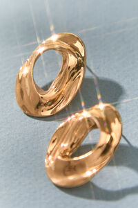 Open Circle Statement Earrings Detail 2 - Altar'd State