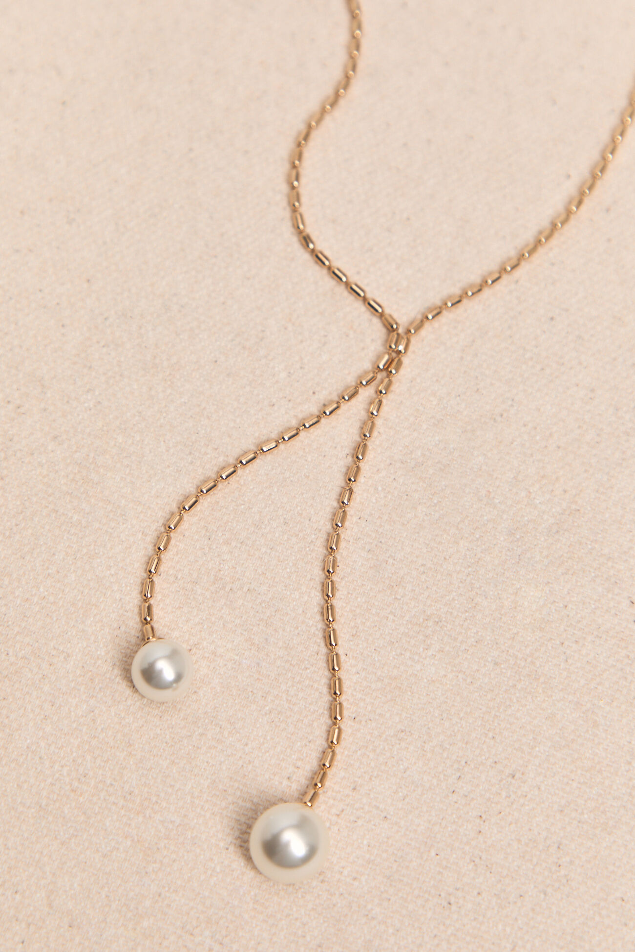 Pearl "Y" Necklace