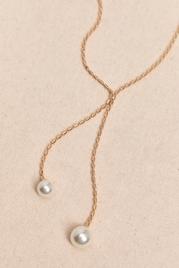 Pearl "Y" Necklace - Altar'd State