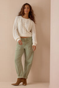 Jackie Chenille Sweater Detail 2 - Altar'd State