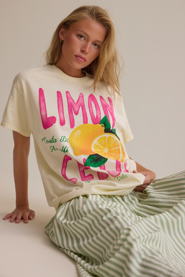 Limoncello Oversized Tee Detail 6 - Altar'd State