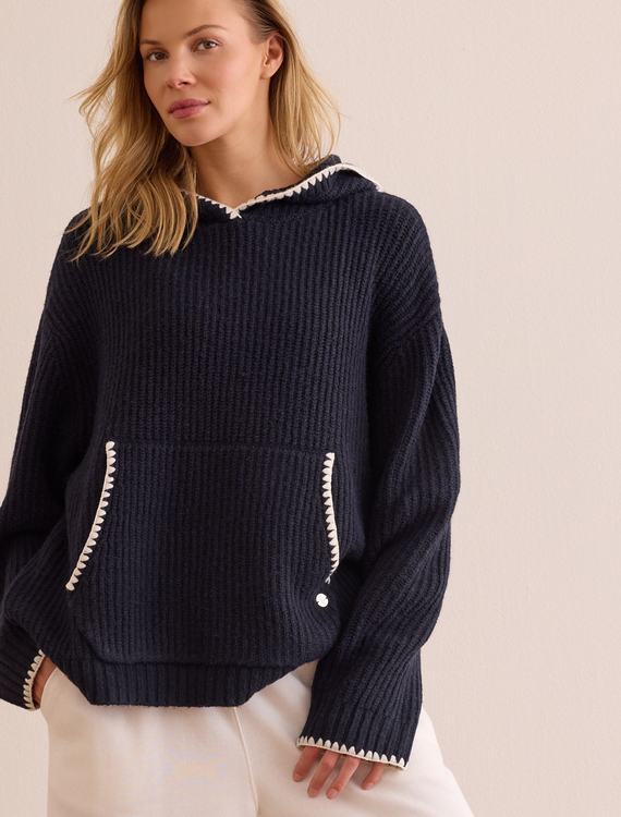 Weekend Wander Knit Hoodie Detail 1 - Altar'd State