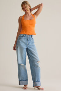 Addilyn Tie Halter Top Detail 3 - Altar'd State