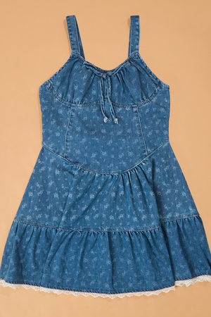 Presley Denim Dress and Tee Set - Altar'd State - 